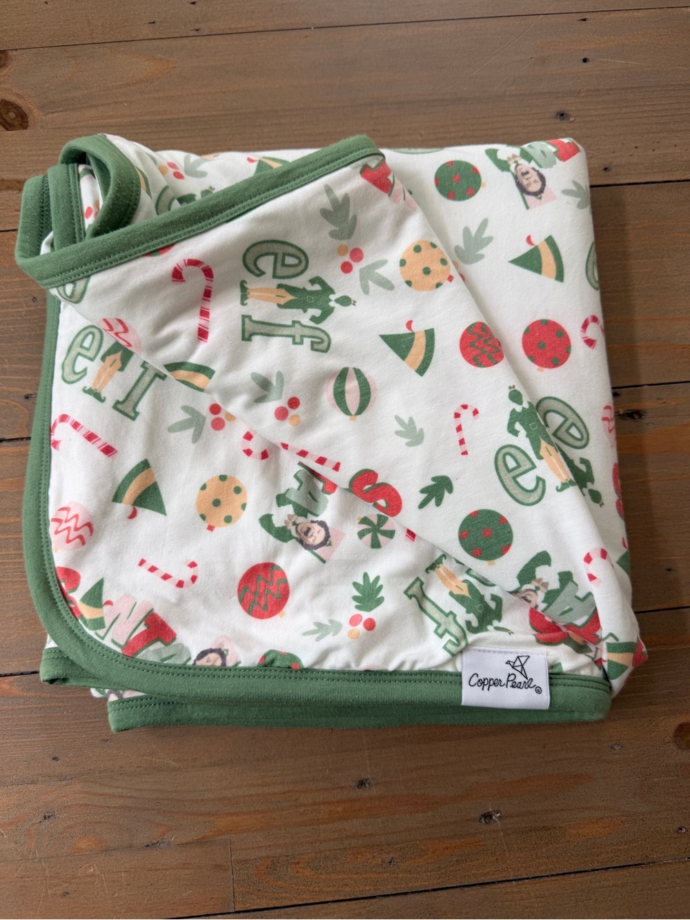 Copper Pearl Elf Print Three-Layer Quilt